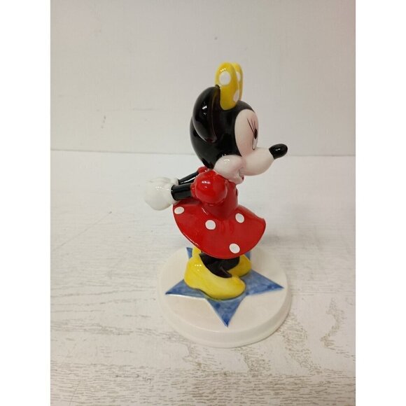 Vintage 1980s Schmid Disney Characters Mini Mouse Porcelain Figurine Collectible - Picture 10 of 12